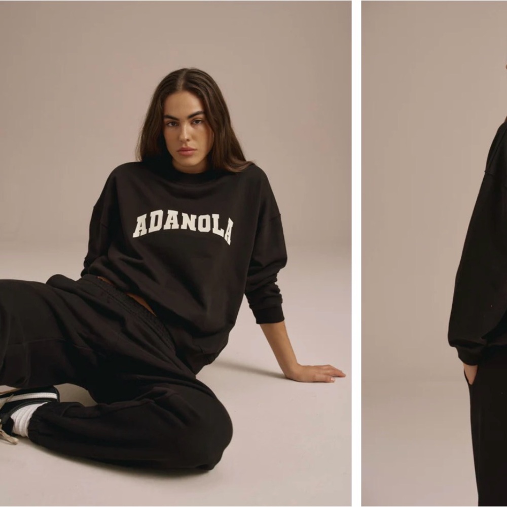 Adanola Classic Black Lounge Set